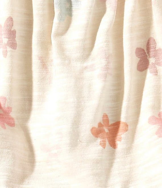Ensemble Floral Calvin Klein pour Petite Fille – 2 Pièces