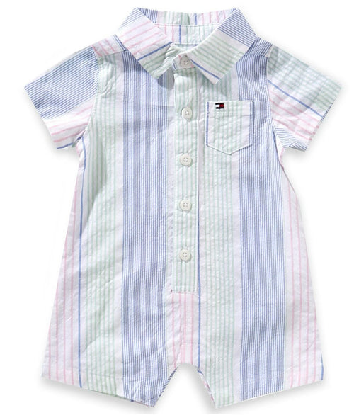 Barboteuse à Rayures Tommy Hilfiger – Bébé Garçon (0 à 9 mois)