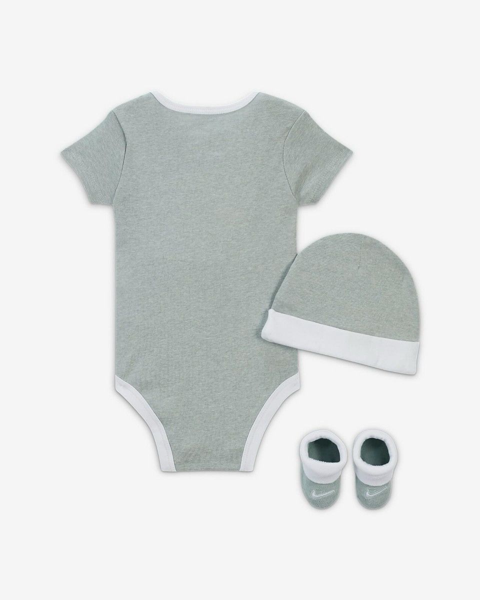Ensemble Nike trois pièces pour Bébé (0 - 6 mois) - Gris