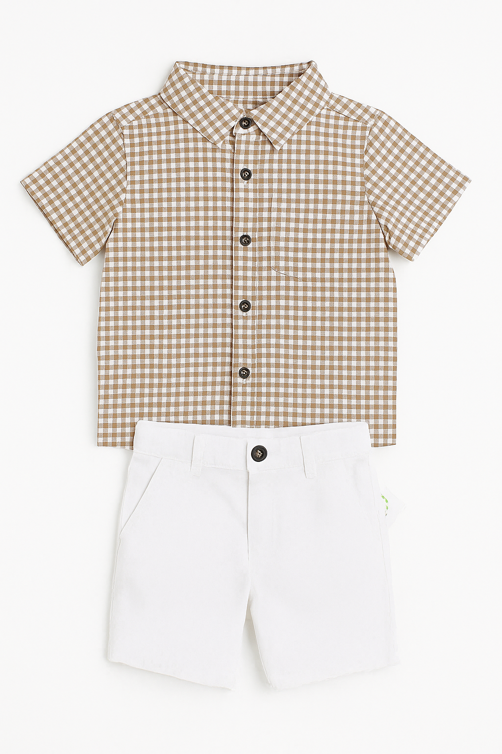 Ensemble Calvin Klein – Garçon Élégant à Carreaux